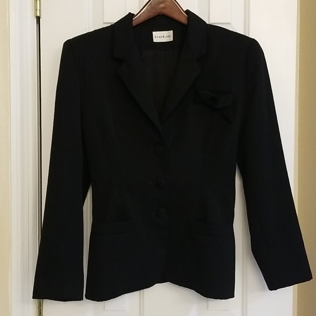 Bebe 3 Button Blazer